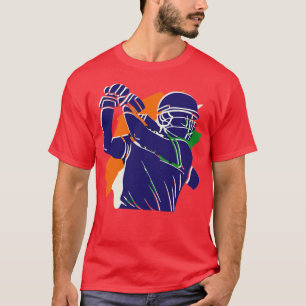 T-shirt Batteur de cricket1