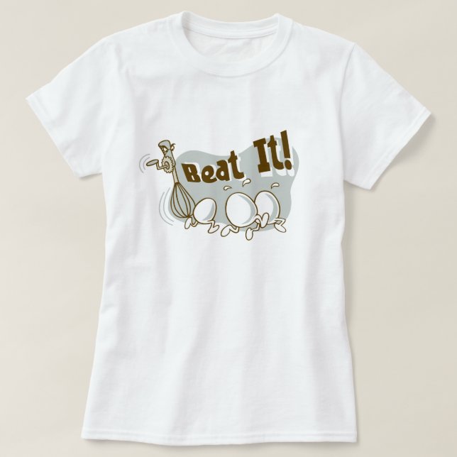 T-shirt Battez-le ! Graphique drôle de bande dessinée de (Design devant)