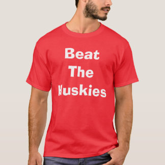 T-shirt Battez les chiens de traîneau