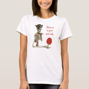 T-shirt Battez-moi ping-pong de pirate