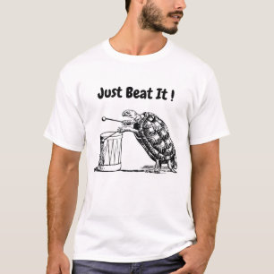 T-shirt Battre La Tortue Joue Du Tambour
