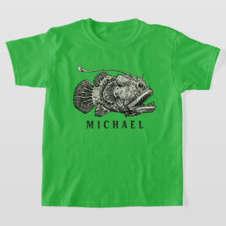 T-shirt Baud Poisson Pêcheur Poisson de Mer Profonde Nom P