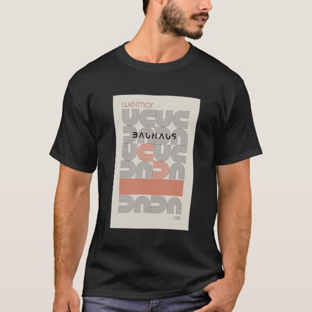 T-shirt bauhaus art (Devant)