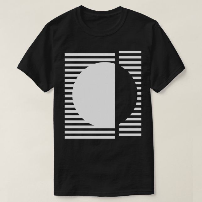 T-shirt Bauhaus conception géométrique (Design devant)