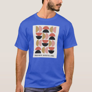 T-shirt Bauhaus demi-cercles