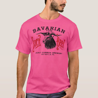 T-shirt Bavarois Bière Rétro Déficit Breweriana
