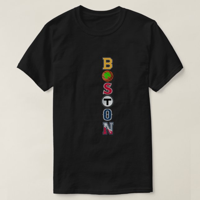 T-shirt Bawston Townie Sports Team Fan Boston Mass New Eng (Design devant)