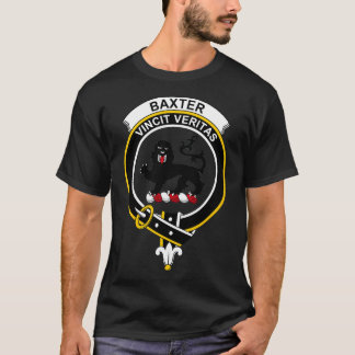 T-shirt Baxter Crest Tartan Clan écossais 1