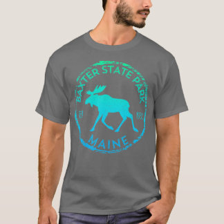 T-shirt Baxter State Park Maine Moose Extérieur