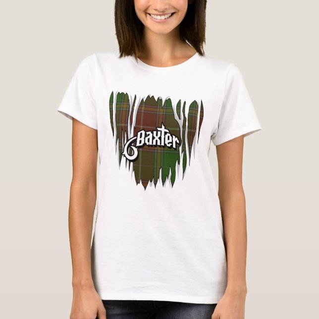 T-shirt Baxter Tartan (Devant)