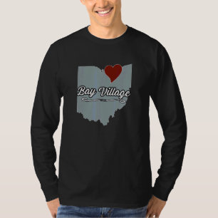 T-shirt BAY VILLAGE Ohio OH Ville État USA Cadeau Souven