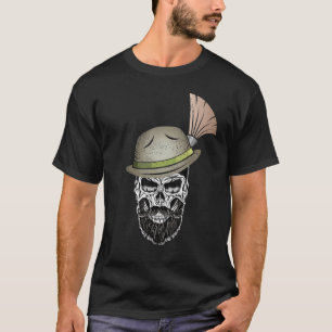 T-shirt Bayern Oktoberfest Crâne État Libre Hommes Hommes