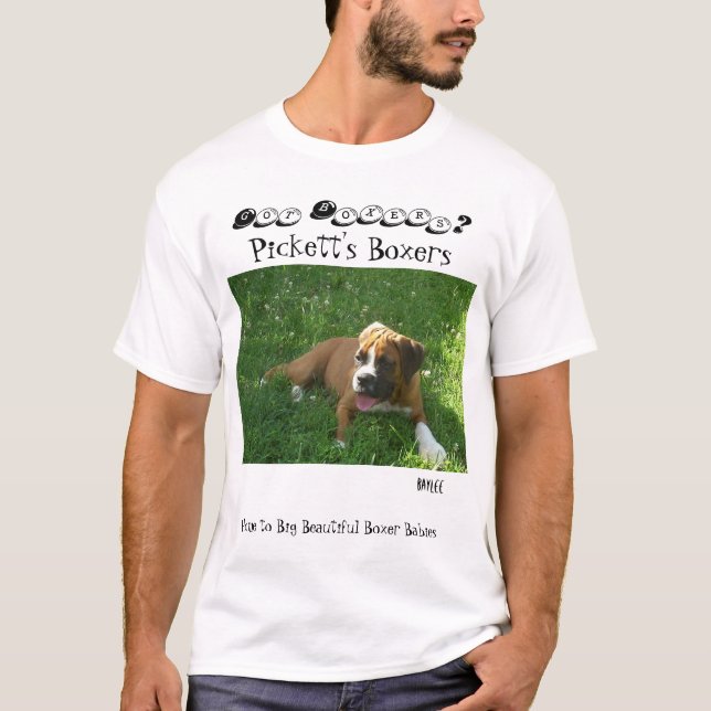 T-shirt Baylee de la patte de boxeur (Devant)
