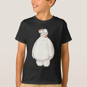 T-shirt Baymax avec Mochi sur sa tête