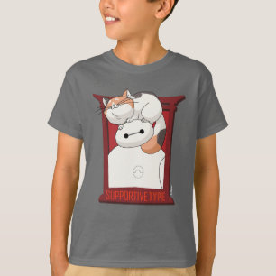 T-shirt Baymax et Mochi Type de support