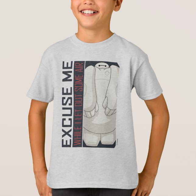 T-shirt Baymax| Excusez-moi (Devant)