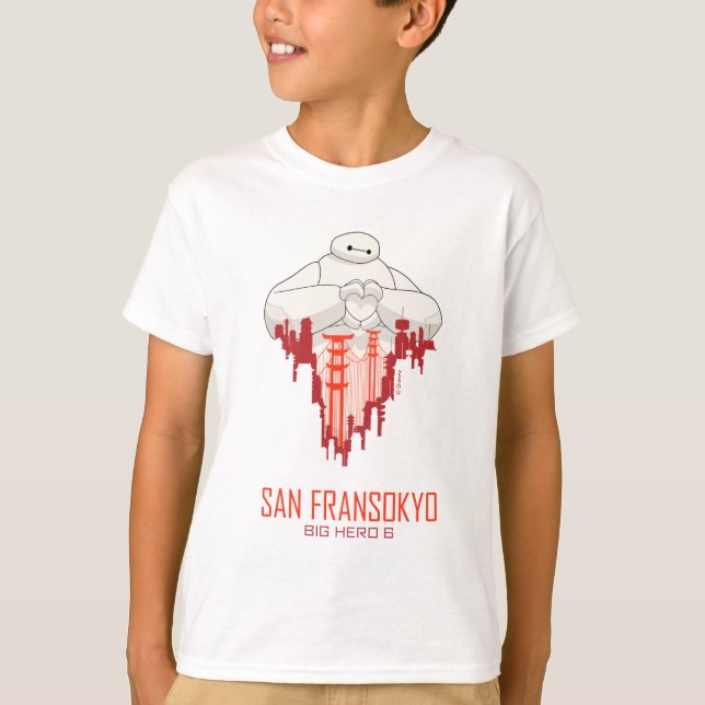 T-shirt Baymax| San Fransokyo - Big Hero 6 (Devant)