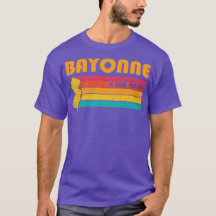 T-shirt Bayonne New Jersey Vintage Souvenir déshabillé