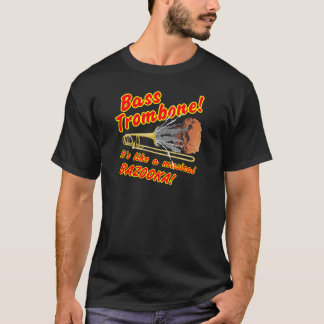 T-shirt Bazooka bas de musical de trombone