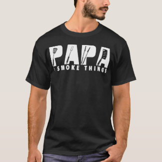 T-shirt BBQ Grill Papa Viande Amant Père fille