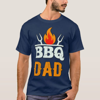 T-shirt BBQ Papa Grilling Père Barbecue Amusant