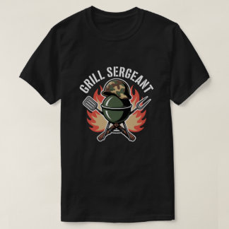 T-shirt BBQ Papa Tee - Jardin Grill Master in Command