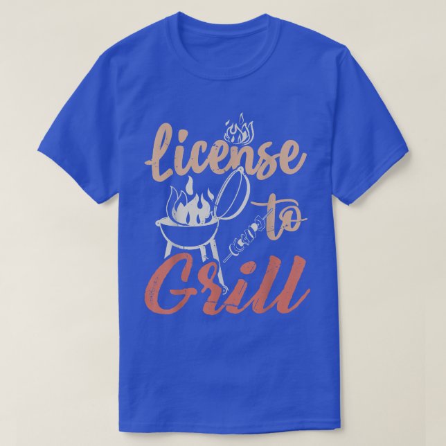 T-shirt BBQ Party Grill Chef Barbecue Master Griller Papa  (Design devant)