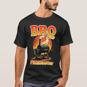 T-shirt BBQ Pitmaster Smoker Grill Tee