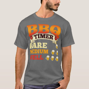 T-shirt BBQ Timer Barbecue Bière Boire Grillation