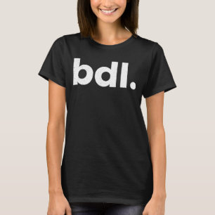 T-shirt BDL Hartford Connecticut Liste des codes d'aéropor