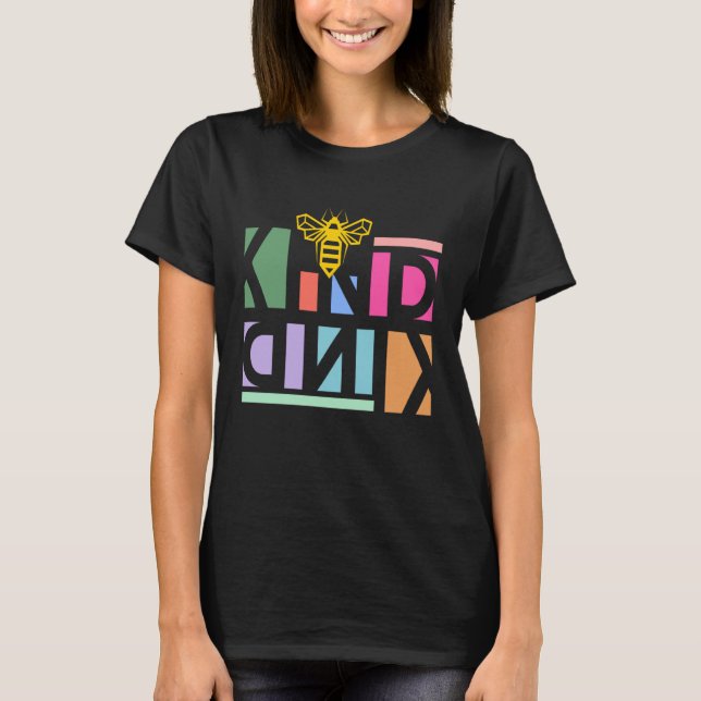 T-shirt Be kind be a kind human (Devant)