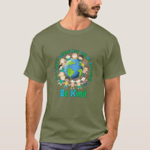 Be Kind Earth Day Design for Kids & Awesome Teache