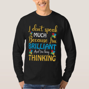 T-shirt Be Kind Sensibilisation sur l'autisme Rainbow Tren