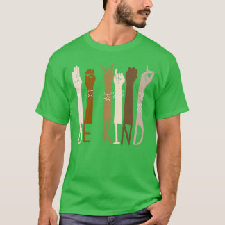 T-shirt Be Kind Sign Language 28
