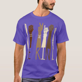 T-shirt Be Kind Sign Language Hand Talking Teacher Interp