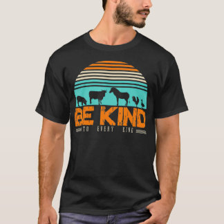 T-shirt Be Kind To Every Kind Love Animals Eating Plants