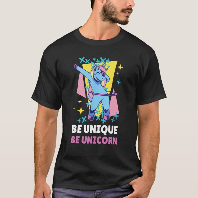 T-shirt Be Unique Be Unicorn 10 (Devant)