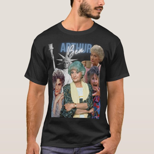 T-shirt Bea Arthur Icon Collage Chemise (Devant)
