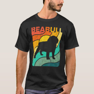T-shirt Beabull Coucher de soleil Vintage Maman Papa
