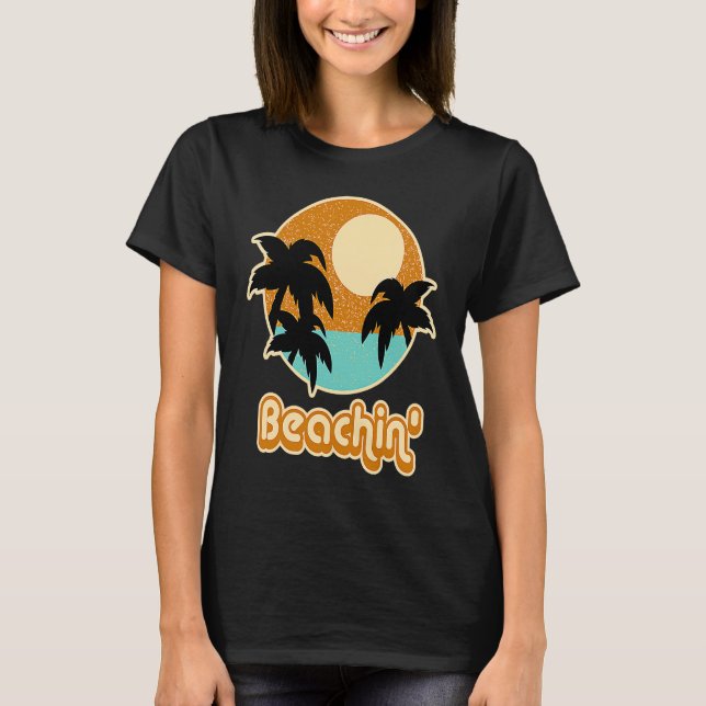 T-shirt Beach   Beaching with Sunset  Palm Beach Holiday (Devant)