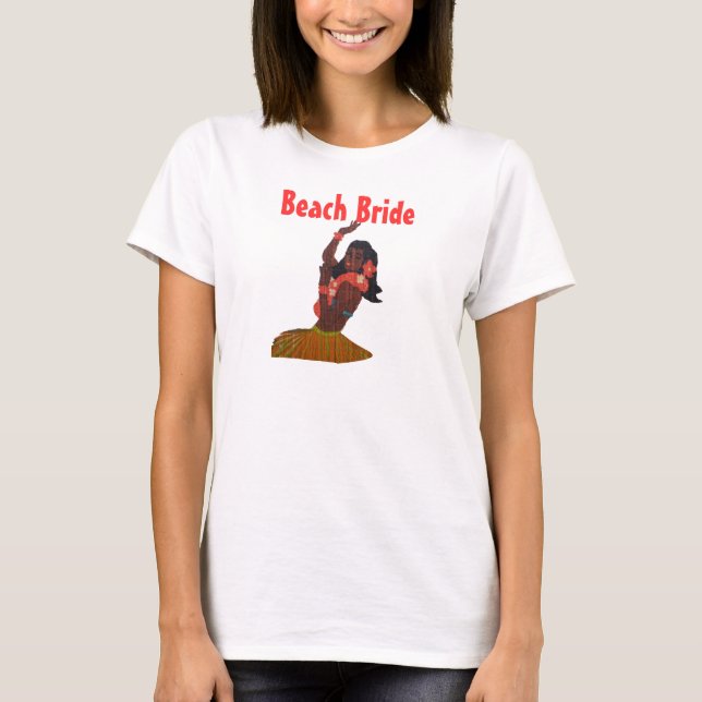 T-shirt Beach Bride (Devant)