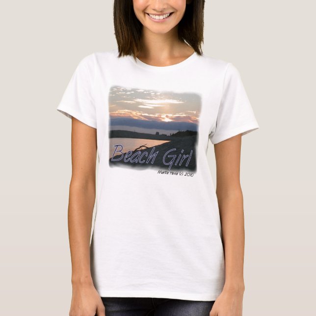 T-shirt Beach Girl 1 - Chemise (Devant)