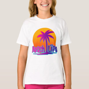 T-shirt Beach Life   Devis texte été et aventure