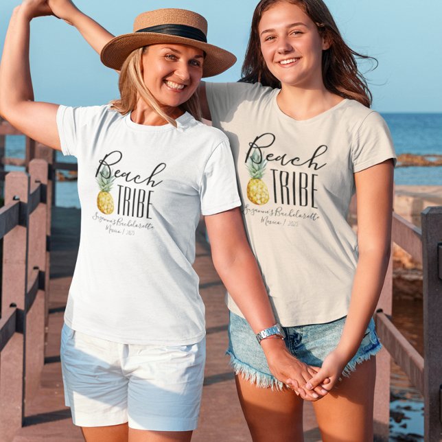 T-shirt Beach Tribe Girl's Trip Bachelorette Vacation (Créateur téléchargé)