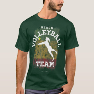 T-shirt Beach Volleyball Femme Guinée Drapeau Volleyball G