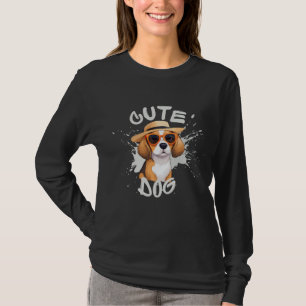 T-shirt Beagle adorable en lunettes de soleil Graphique