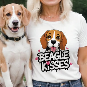 T-shirt Beagle Baisers Beagle vie mignonne chien maman Cad
