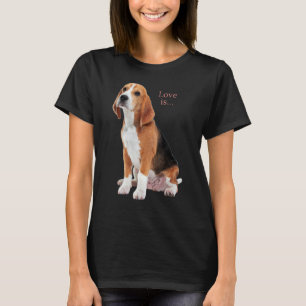 T-shirt Beagle Beagle Amour Est Chien Maman Papa Chiot Ani