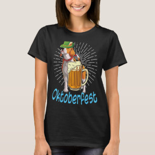 T-shirt Beagle Chien Bavarois Lederhosen Boire Beer