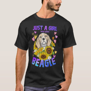 T-shirt Beagle Chien mignonne chiot fille femme